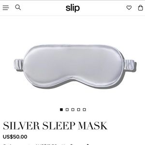 Slip silk sleep mask - silver BNIB